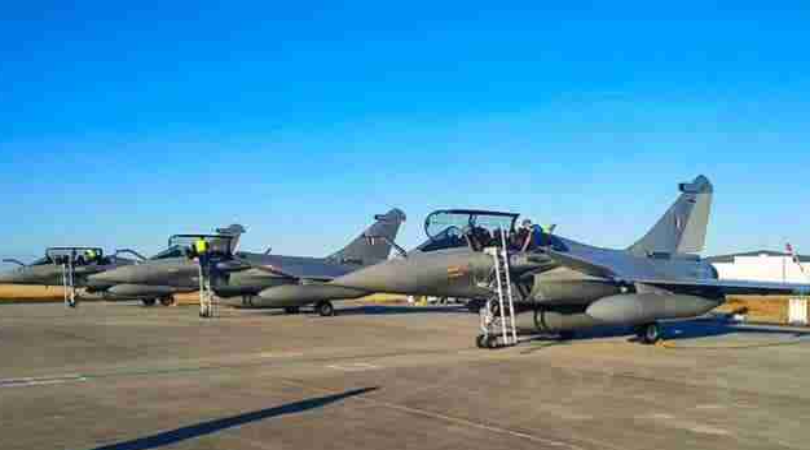 Rafale Aircraft Landed at Ambala Airbase